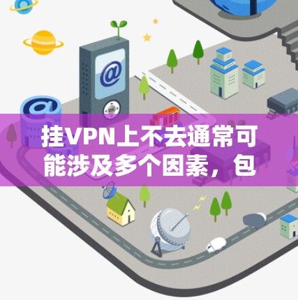 挂VPN上不去通常可能涉及多个因素,包括服务器健康、配置问题、网络环境、恶意软件、客户端插件、错误安装等。以下是一些具体的步骤和建议,帮助你解决挂VPN上不去的问题
