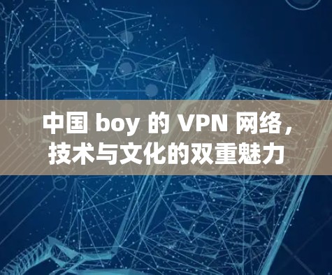 中国 boy 的 VPN 网络,技术与文化的双重魅力
