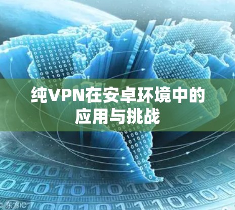 纯VPN在安卓环境中的应用与挑战 纯VPN在安卓环境中的应用与挑战