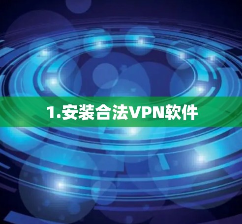 1.安装合法VPN软件 1.安装合法VPN软件
