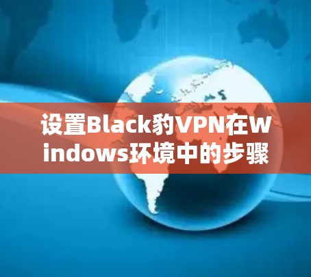 设置Black豹VPN在Windows环境中的步骤如下